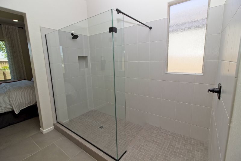Black Frame Shower Door